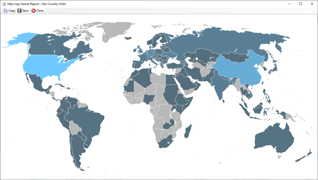 Geographical Country Visits